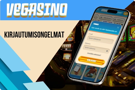 Vegasino kirjautumisongelmat