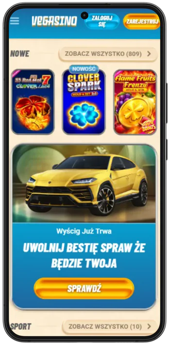Kasyno Vegasino Nowości na stronie